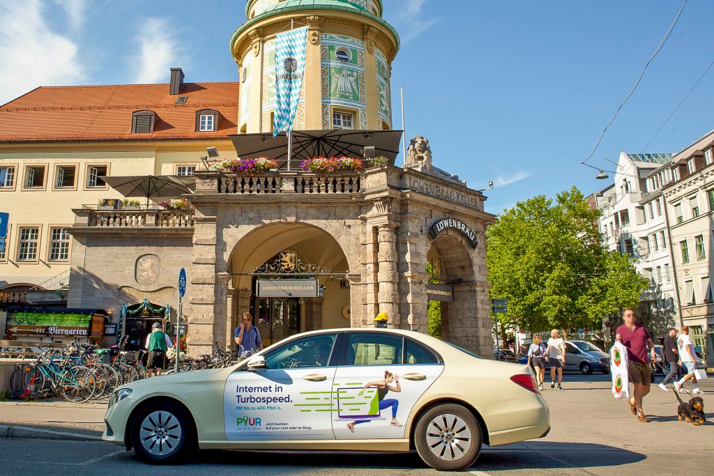 Pyur München Mobile Plakate