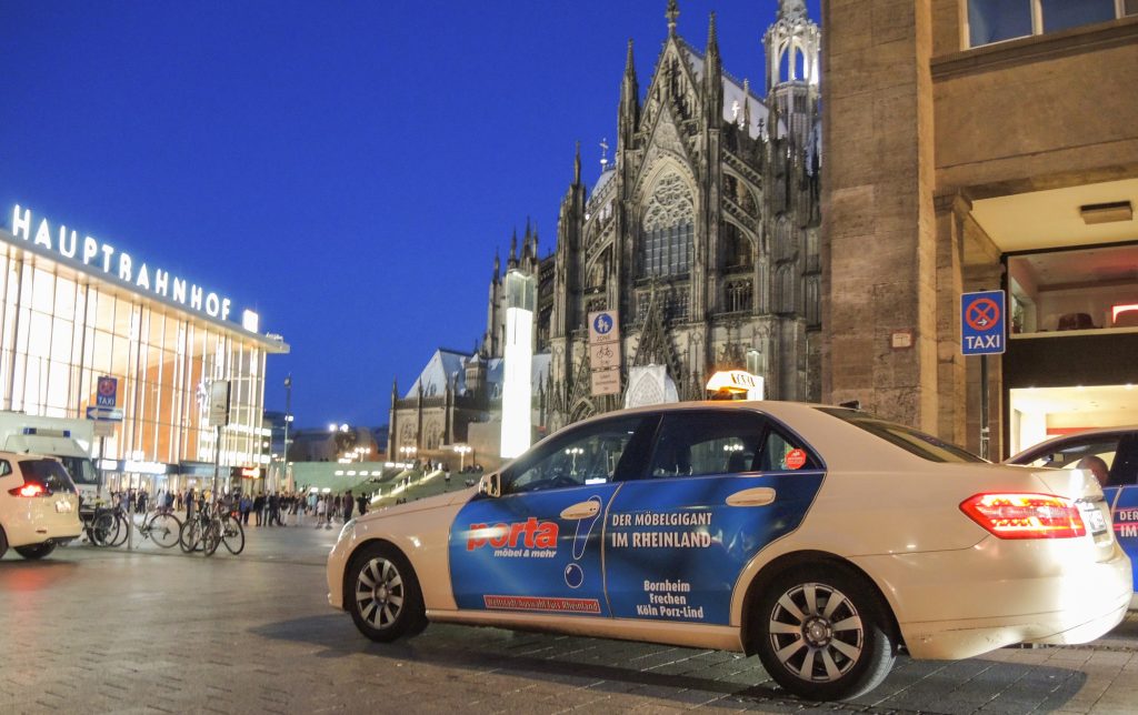 Taxiwerbung Köln Taxiwerbung Koeln, OOH Werbung